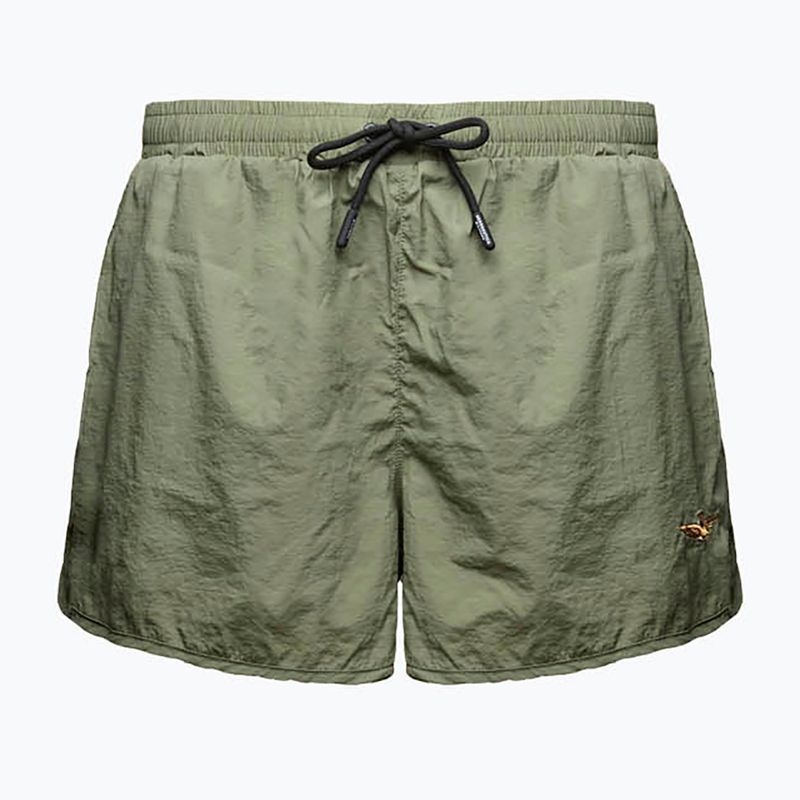 Pánské plavkové šortky Aeronautica Militare BW0231UCT04311 lichen green