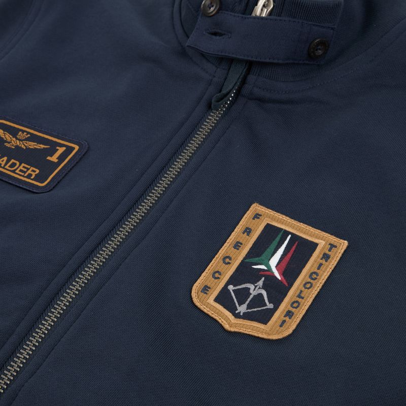 Pánská mikina Aeronautica Militare FE2102UF00679 FZ navy blue 4