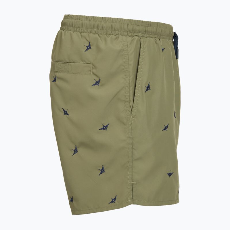 Pánské plavkové šortky Aeronautica Militare BW0232UCT04317 lichen green 3