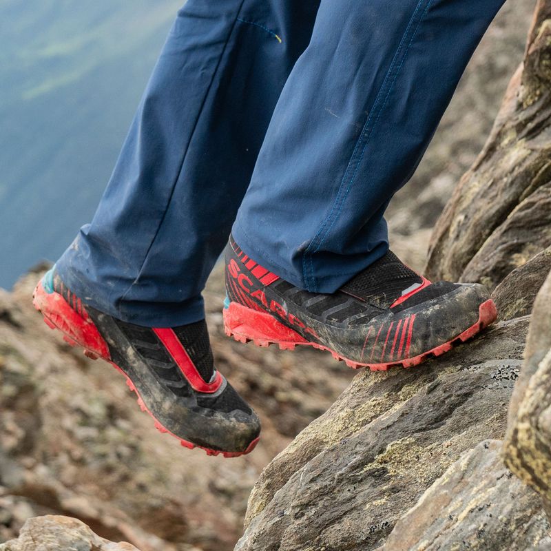 Pánské turistické boty SCARPA Ribelle S HD black/red 11