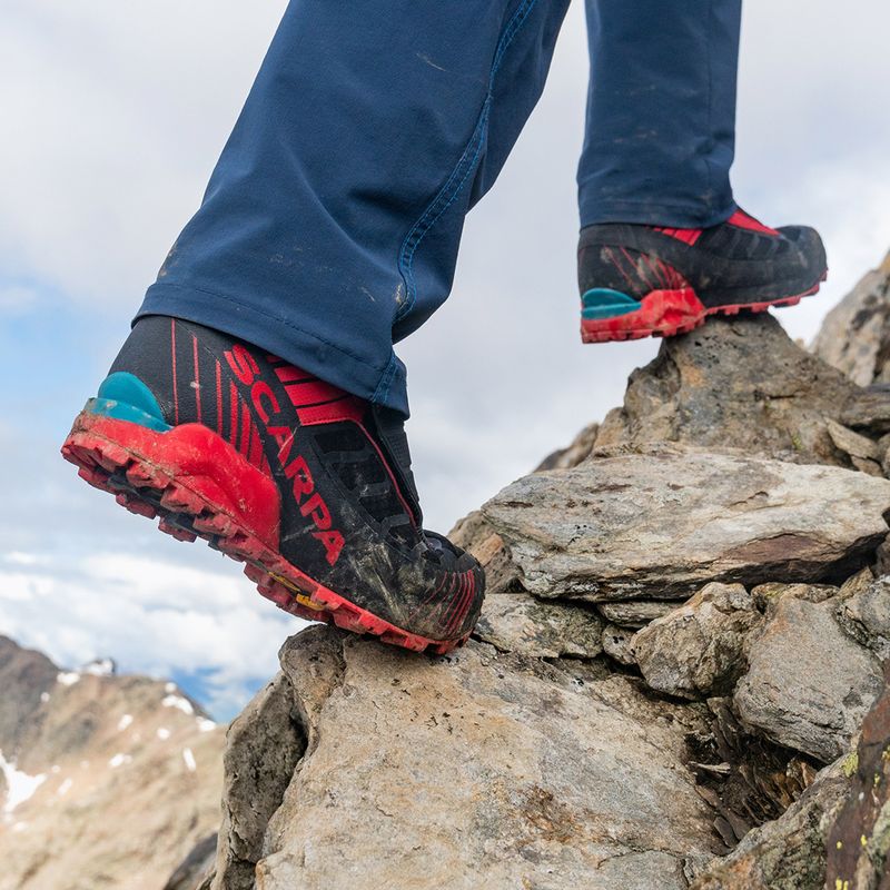 Pánské turistické boty SCARPA Ribelle S HD black/red 12
