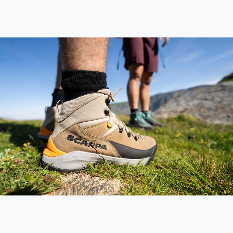 Pánské trekové boty SCARPA Mustang Trekking GTX desert/mango 13