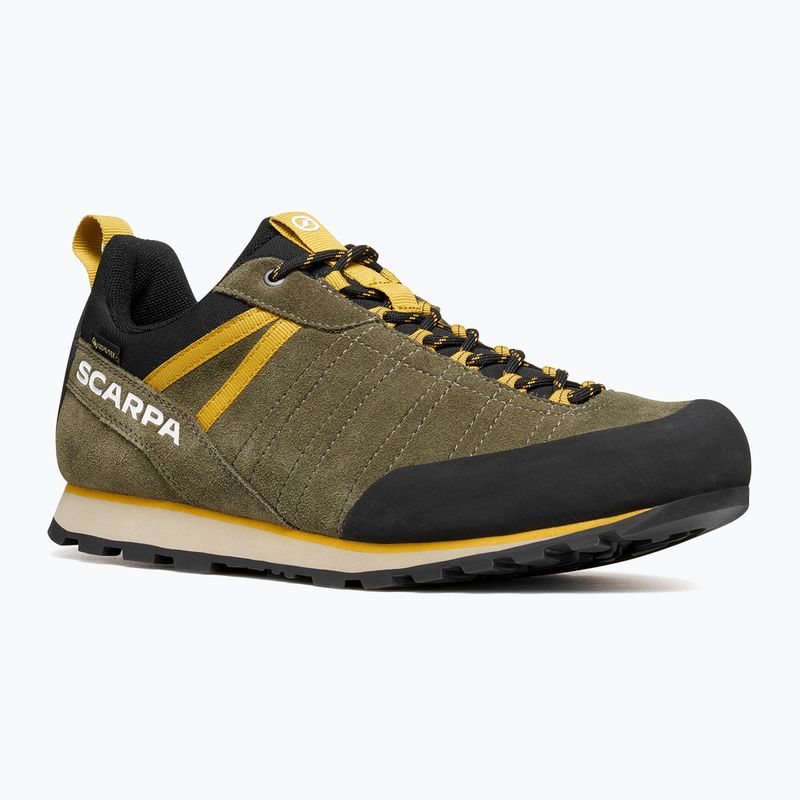 Pánské trekové boty SCARPA Crux 2 GTX kalamata/lemon curry 8