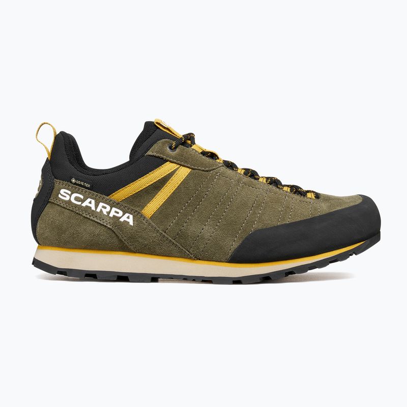 Pánské trekové boty SCARPA Crux 2 GTX kalamata/lemon curry 9