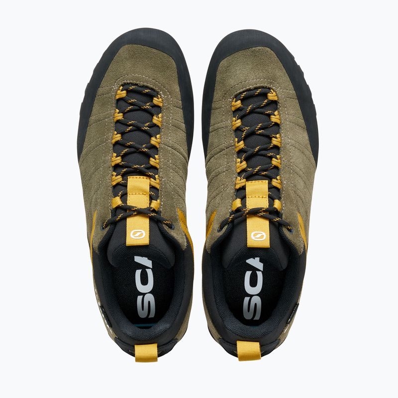 Pánské trekové boty SCARPA Crux 2 GTX kalamata/lemon curry 12