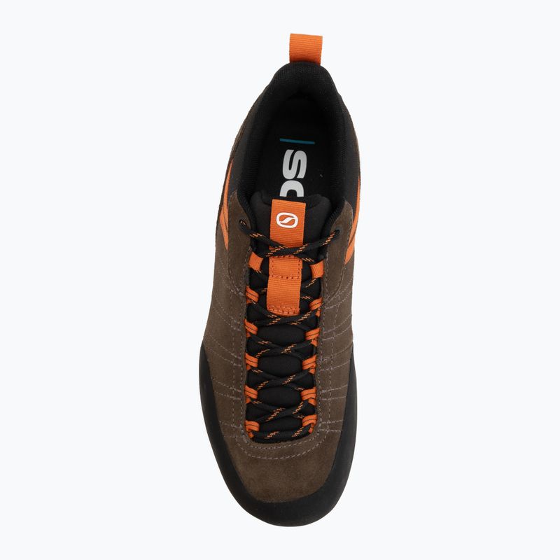 Pánské trekové boty SCARPA Crux 2 caribou/rust orange 5