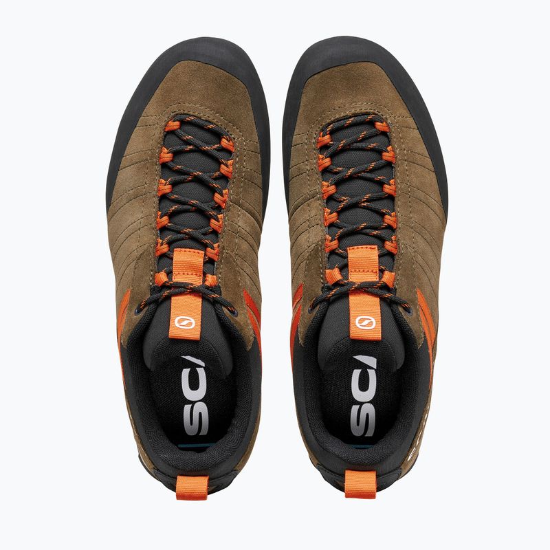 Pánské trekové boty SCARPA Crux 2 caribou/rust orange 12