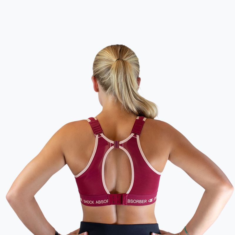 Fitness podprsenka Shock Absorber Ultimate Run Bra Padded tibetan red 5