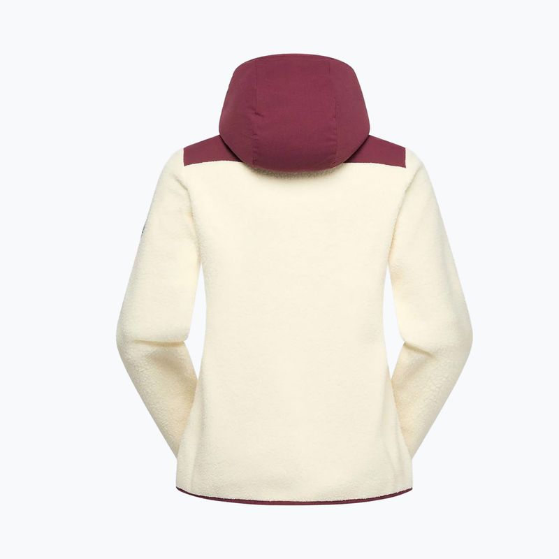Dámská mikina La Sportiva Guidance Sherpa Hoody chalk/redwood 4