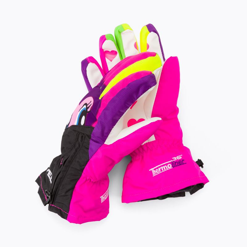 Dětské snowboardové rukavice Level Lucky růžové 4146 4