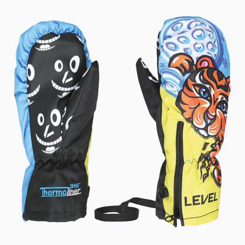 Dětské lyžařské rukavice Level Lucky Mitt sky blue