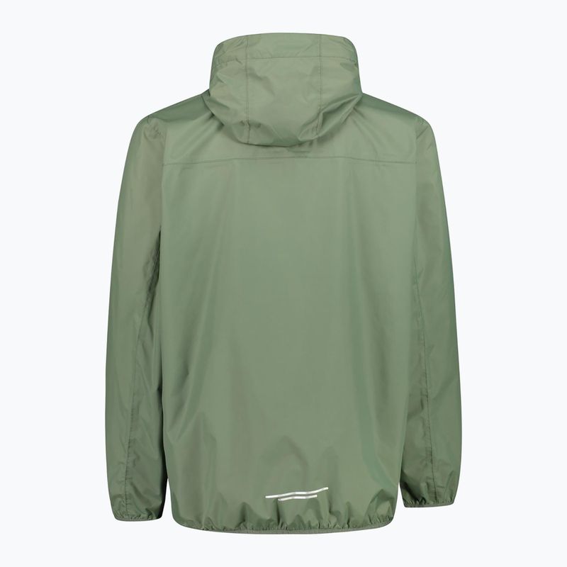 Pánská bunda do deště CMP 32X5807 Rain Fix Hood Salvia 2