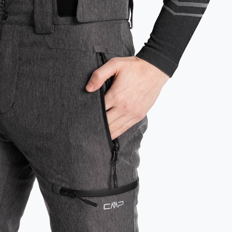 Pánské lyžařské kalhoty CMP 34W4387 nero mel. 3