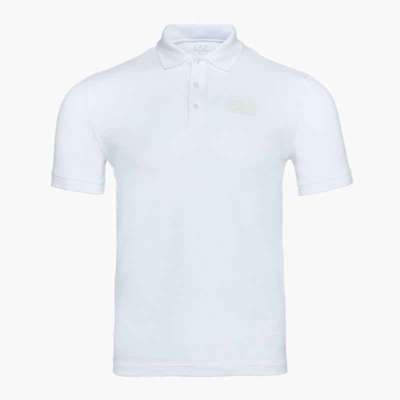 Pánské tričko EA7 Emporio Armani Train Visibility Polo white