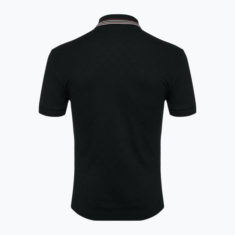 Pánské tričko EA7 Emporio Armani Golf Pro Polo Check black 2