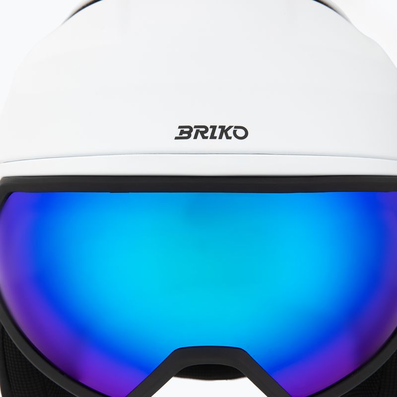 Lyžařská helma Briko Stormrider matt white/black 7