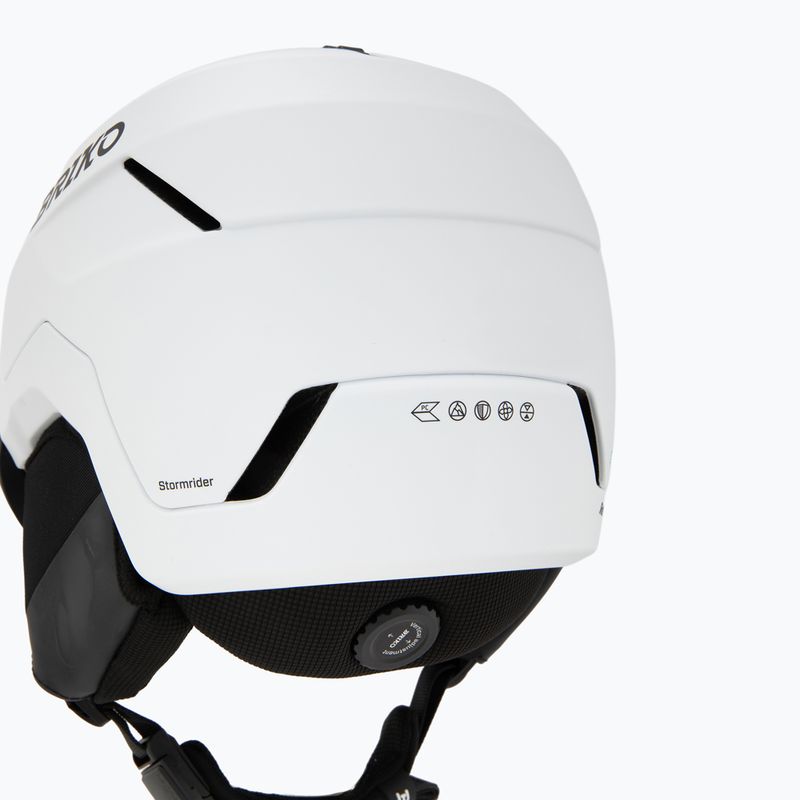 Lyžařská helma Briko Stormrider matt white/black 8
