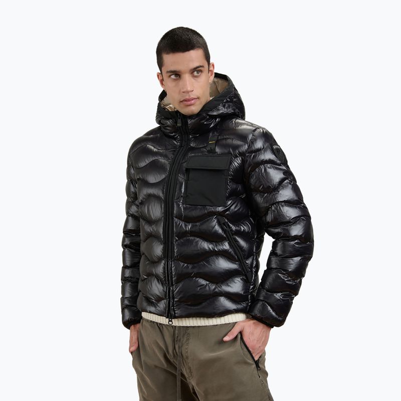 Pánská zateplená bunda Blaueer USA Bryant black inside beige