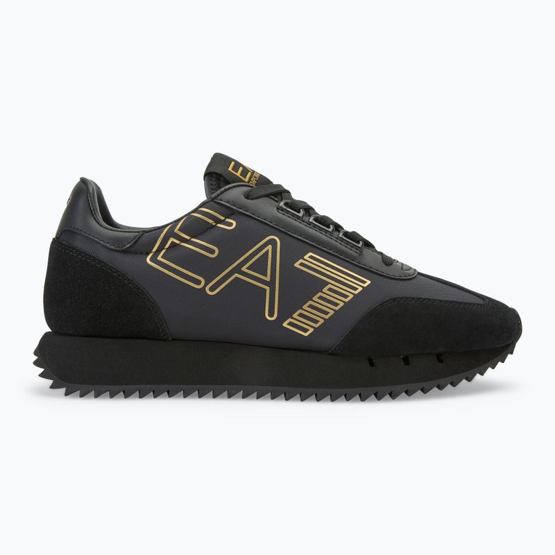 Boty EA7 Emporio Armani Black & White Vintage triple black/gold 2