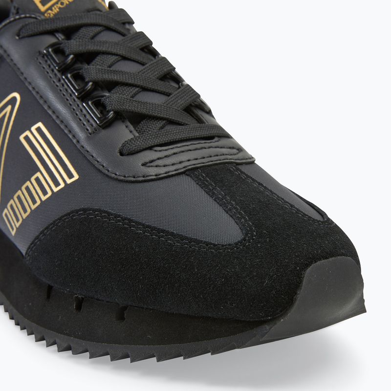 Boty EA7 Emporio Armani Black & White Vintage triple black/gold 7