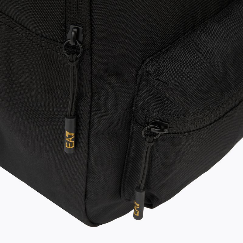 Dětský městský batoh EA7 Emporio Armani Train Core 6 l black / gold logo black gold logo 4