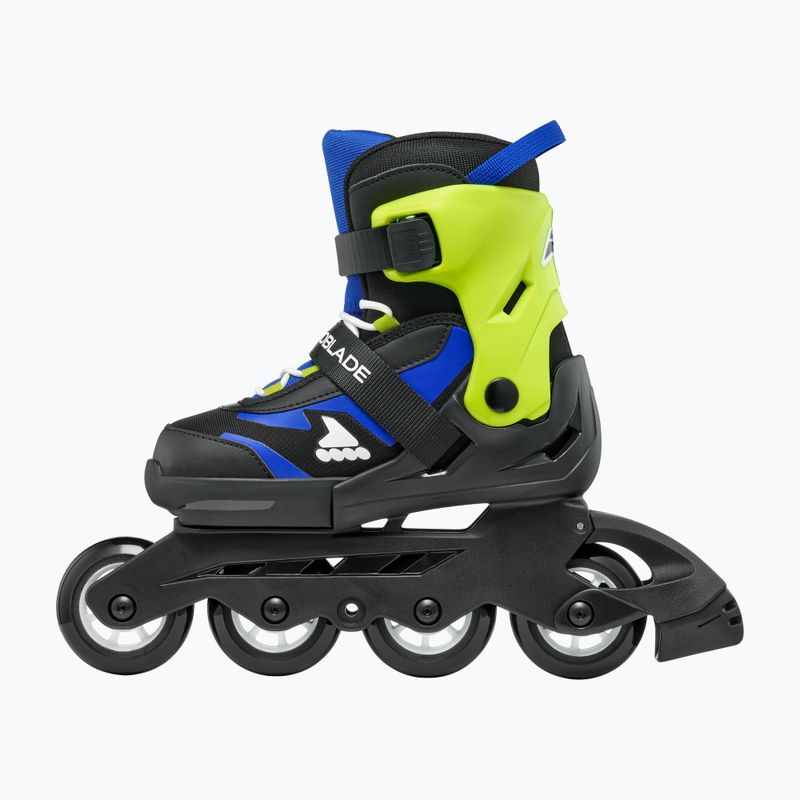 Dětské kolečkové brusle Rollerblade Microblade Jr black/blue 4