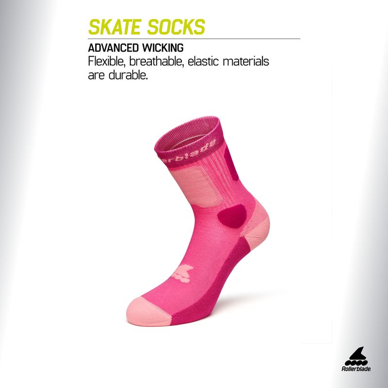 Ponožky Rollerblade Skate pink 3