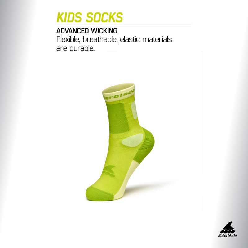 Dětské ponožky Rollerblade Kids green 8