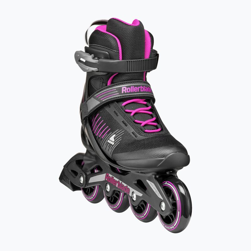 Dámské kolečkové brusle Rollerblade Zetrablade W black/cyclemen pink 4