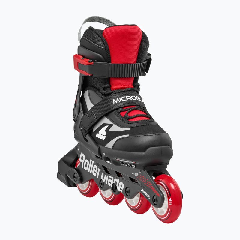 Dětské kolečkové brusle Rollerblade Microblade Jr black/red 5