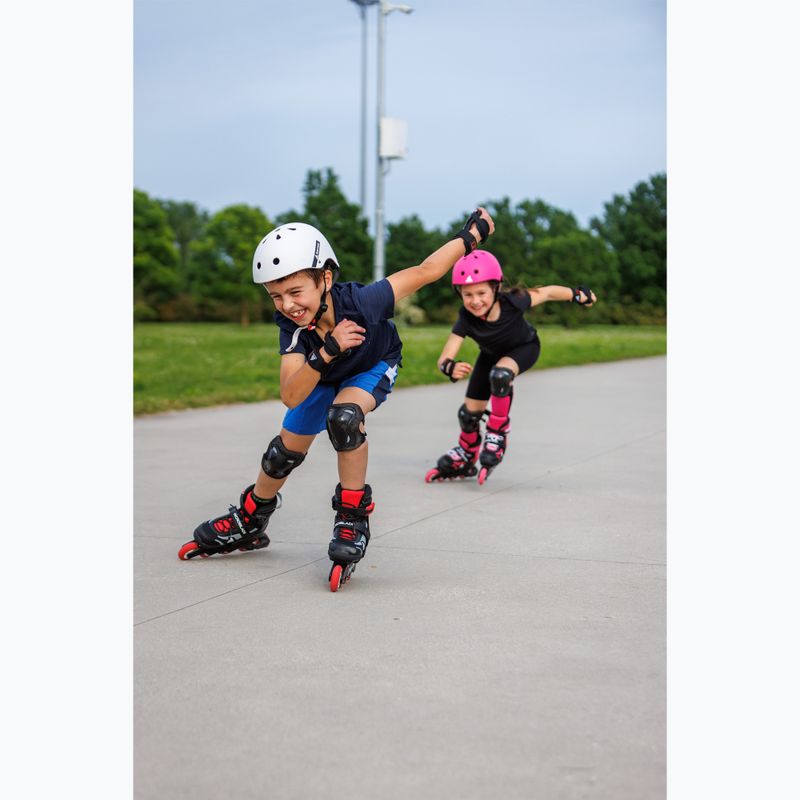 Dětské kolečkové brusle Rollerblade Microblade Jr black/red 9