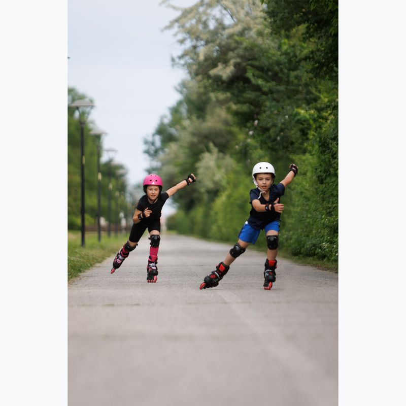 Dětské kolečkové brusle Rollerblade Microblade Jr black/red 10