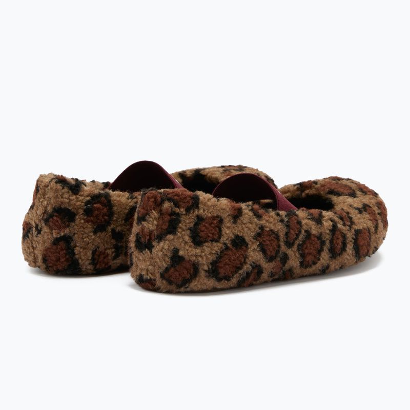 Dámské pantofle Moon Boot Fleece Ballerina Leopard cognac/cocoa 9