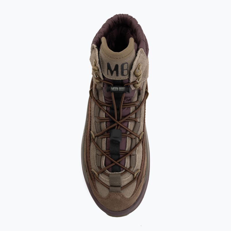 Dámské boty Moon Boot Moon247 Xlace Mid cargo green/berry brown 5