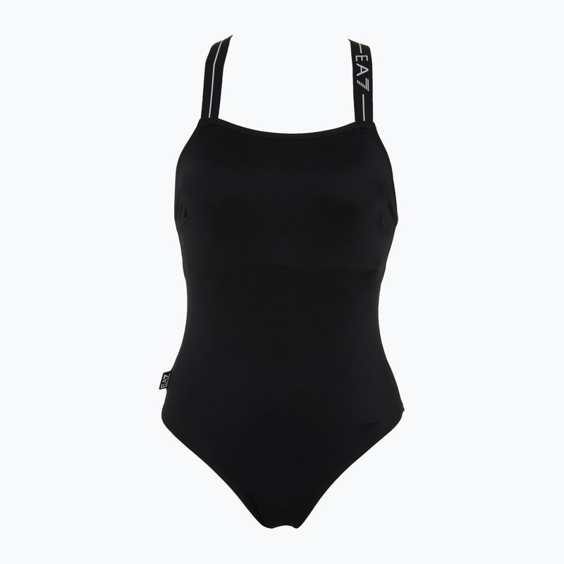 Jednodílné plavky EA7 Emporio Armani Logo Tape black