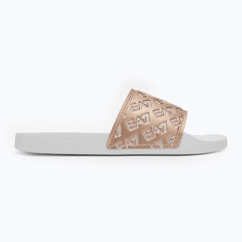 Nazouváky EA7 Emporio Armani Water Sports All Over white / rose gold 2