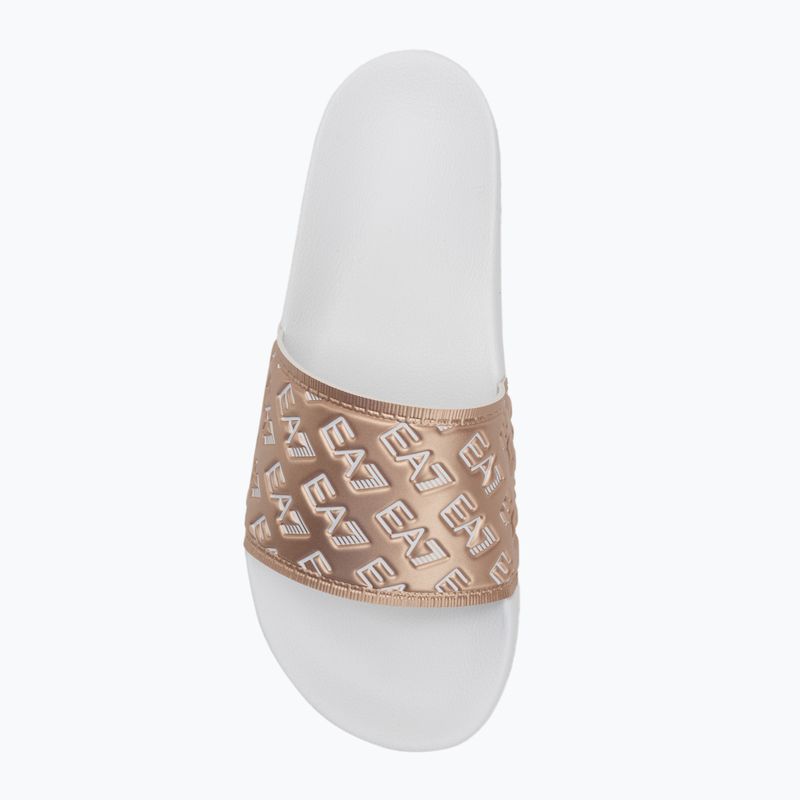 Nazouváky EA7 Emporio Armani Water Sports All Over white / rose gold 5