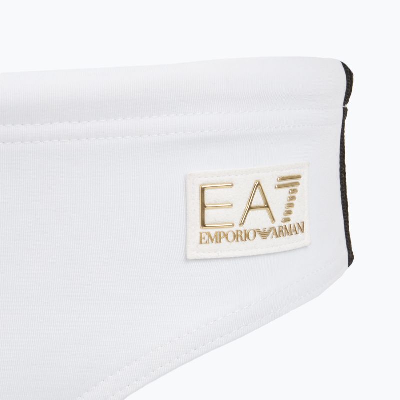 Pánské plavky EA7 Emporio Armani Gold Label white 3