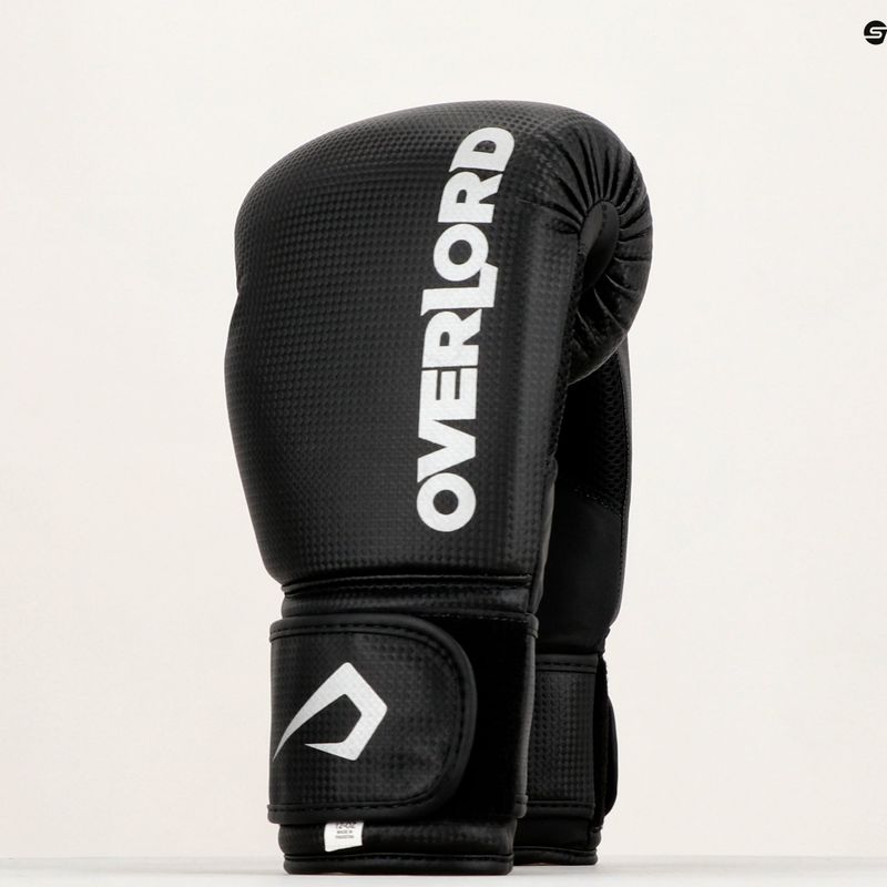 Kevlarové boxerské rukavice Overlord černé 100005-BK/10OZ 7