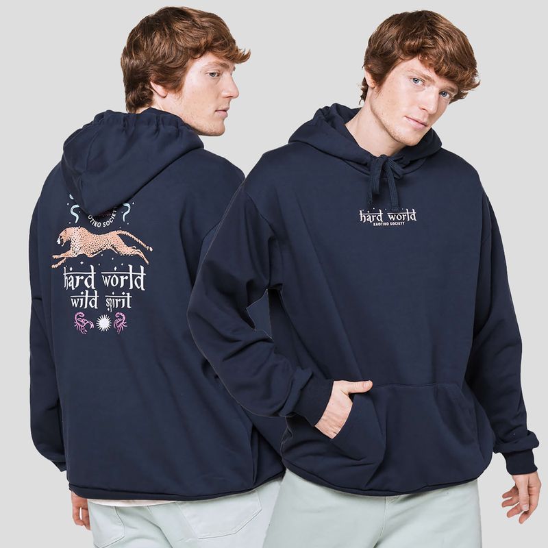 Pánská mikina Kaotiko Hard World marino 3