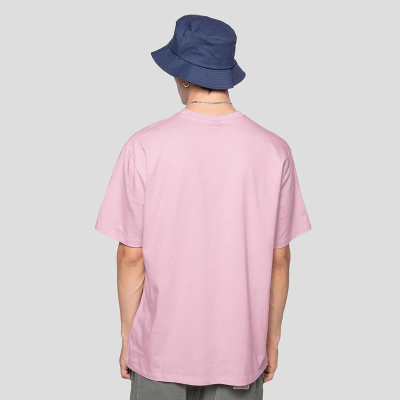 Pánské tričko Kaotiko M / C Pocket Loving Bear gum pink 2