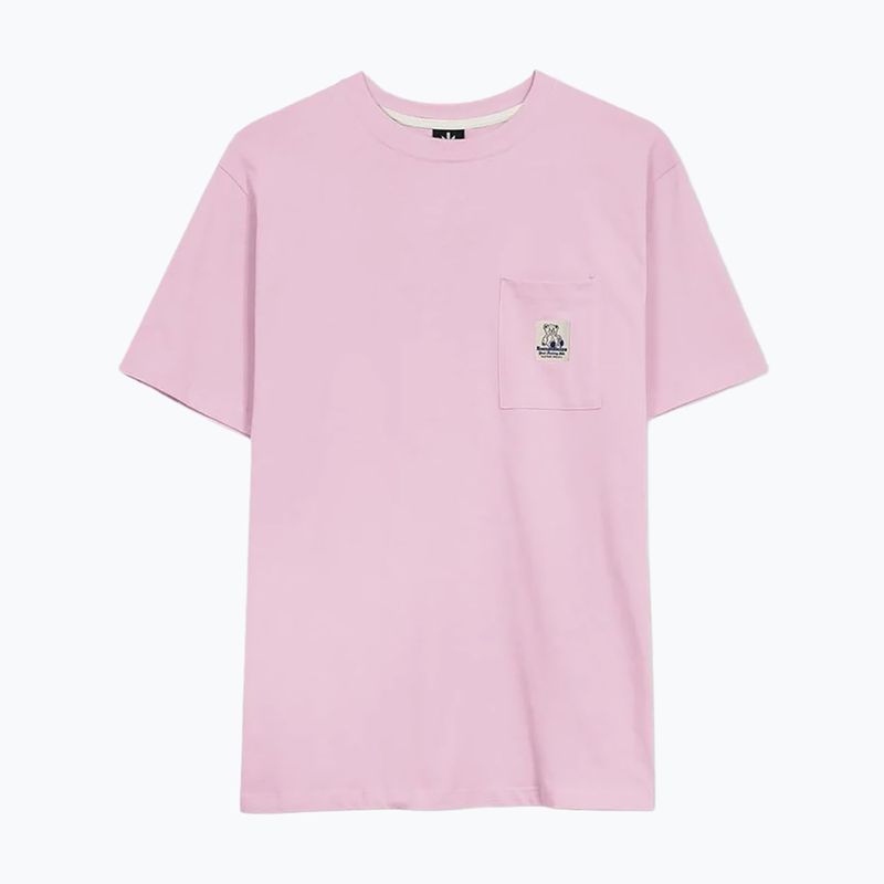 Pánské tričko Kaotiko M / C Pocket Loving Bear gum pink 3