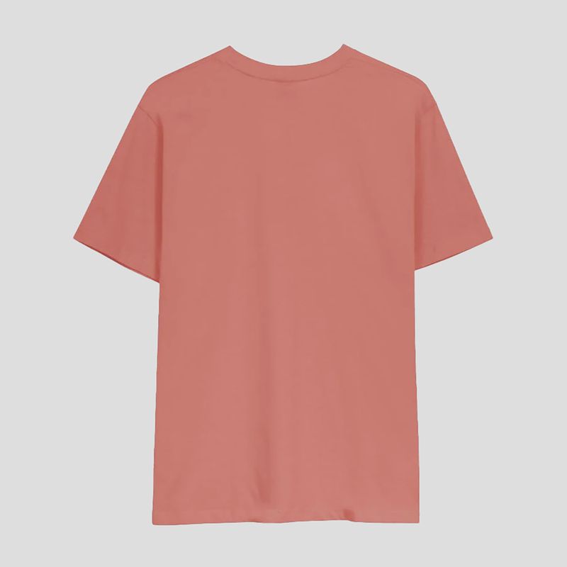 Pánské tričko Kaotiko Pocket Flower Society salmon 4