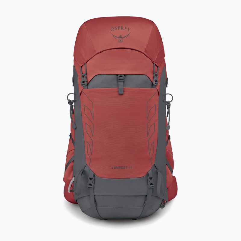 Dámský trekingový batoh sprey Tempest 44 l red pampass/Coal Grey