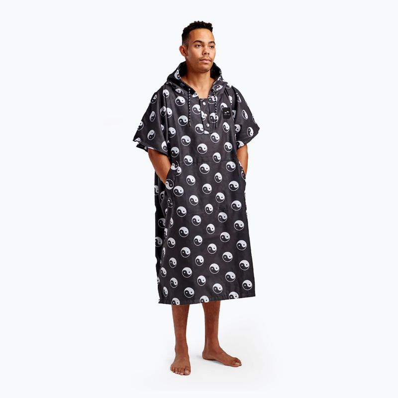 Pončo Slowtide Sun Moon Quick-Dry black 7
