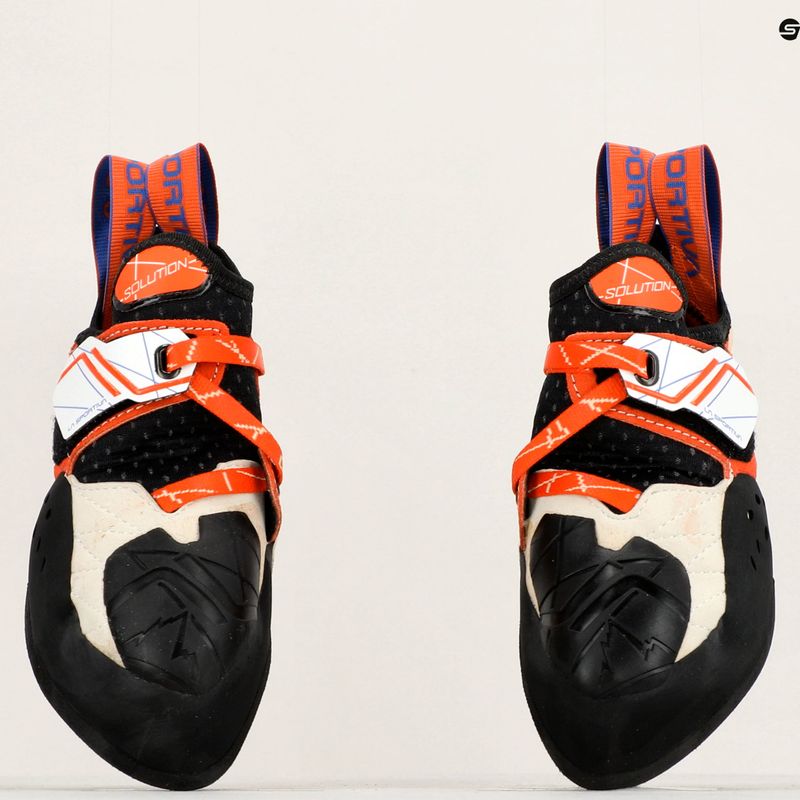 La Sportiva pánská lezecká obuv Solution white-orange 20H000203 12