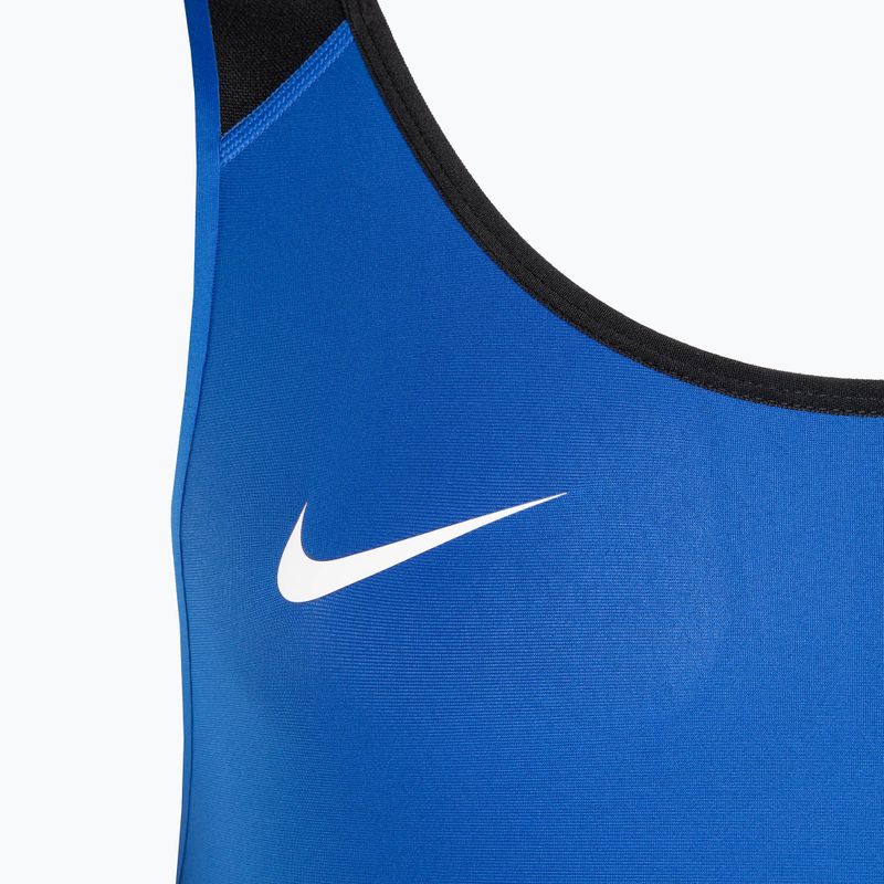 Pánský zápasnický dres Nike Weightlifting Singlet royal/black 3