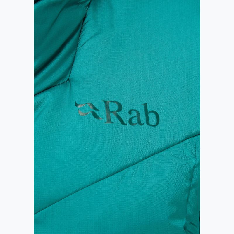 Dámská zateplená bunda Rab Nebula Pro storm green 6