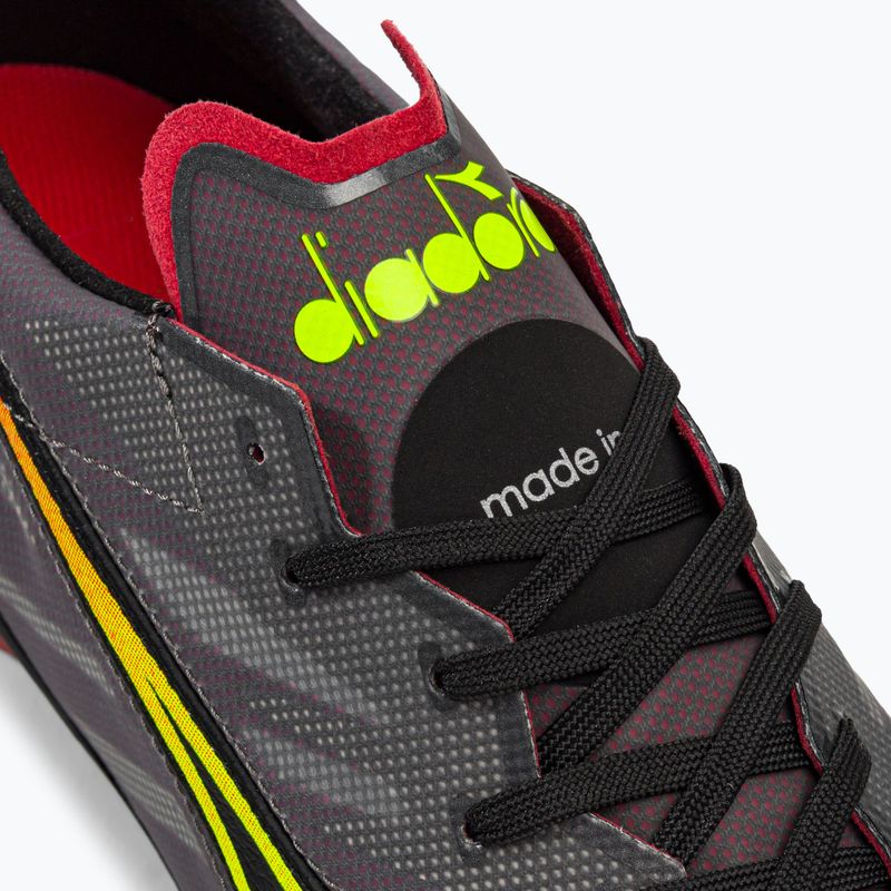 Pánské fotbalové kopačky Diadora Brasil Elite Veloce ITA LPX černo-bordó DD-101.178785-D0136-43 8