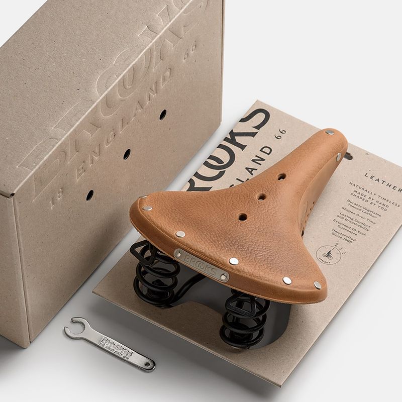 Cyklistické sedlo Brooks England B67 Softened dark tan 6